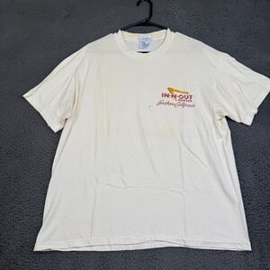 Vintage In N Out Burger T-Shirt Southern California Single Stitch XL 80s